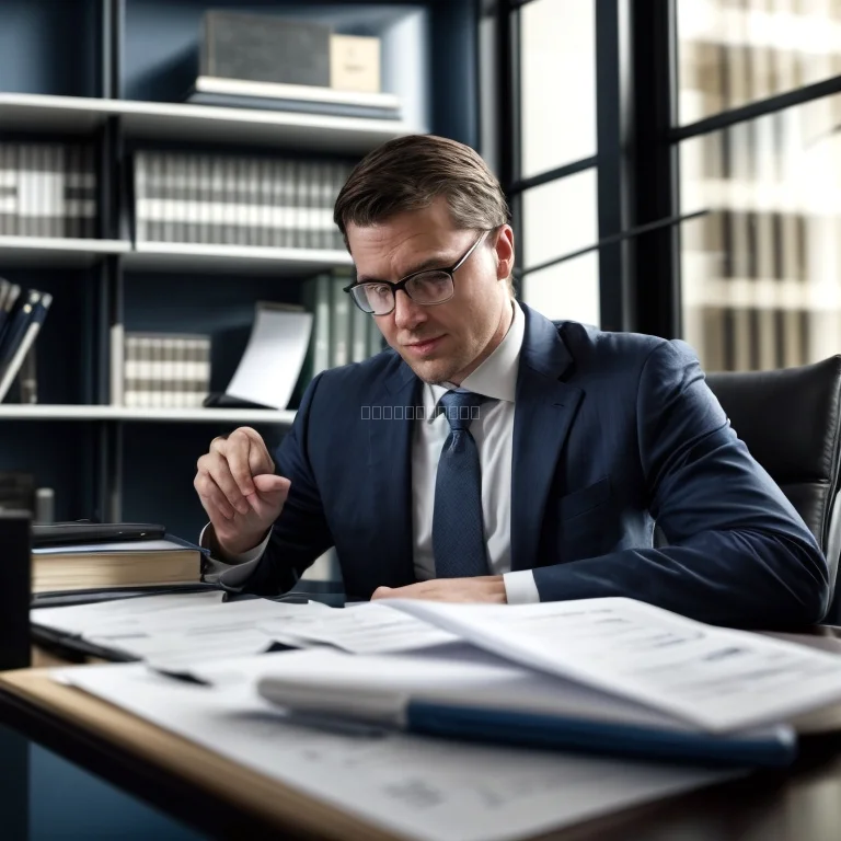Numerisca legal professional reviewing tax documents